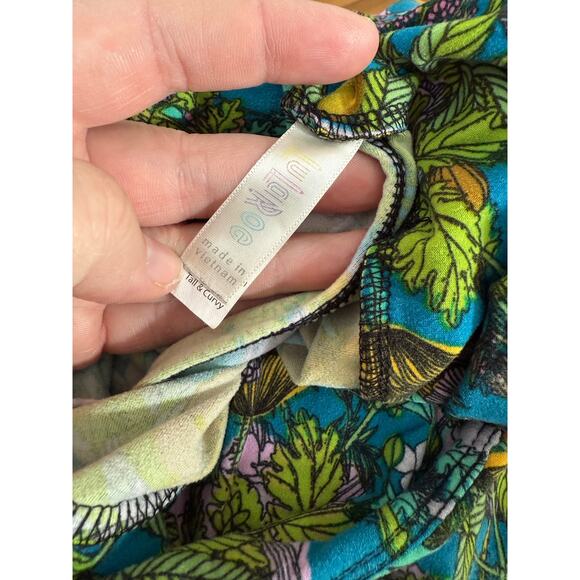 Lularoe tall & curvy bundle of leggings variety of prints colorful soft cozy 26 - Picture 6 of 6